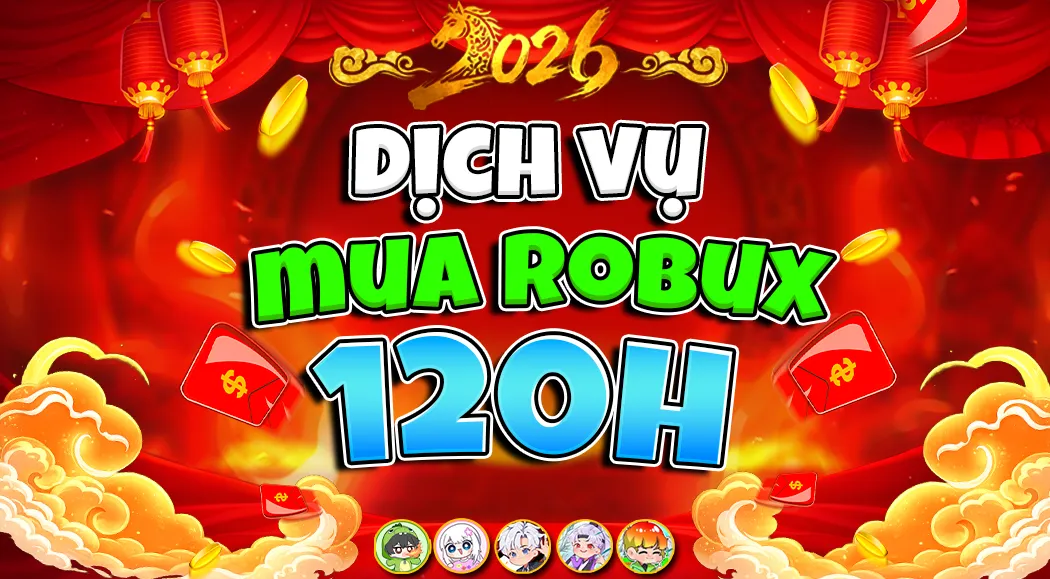 Robux 120h (Yêu cầu đã tạo gamepass)